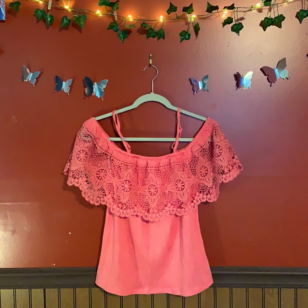 Cute coral colored blouse